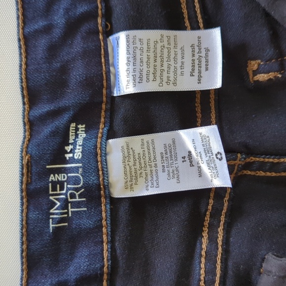 Time and Tru Jeans Size 14 Petite Excellent Condition - Picture 5 of 6